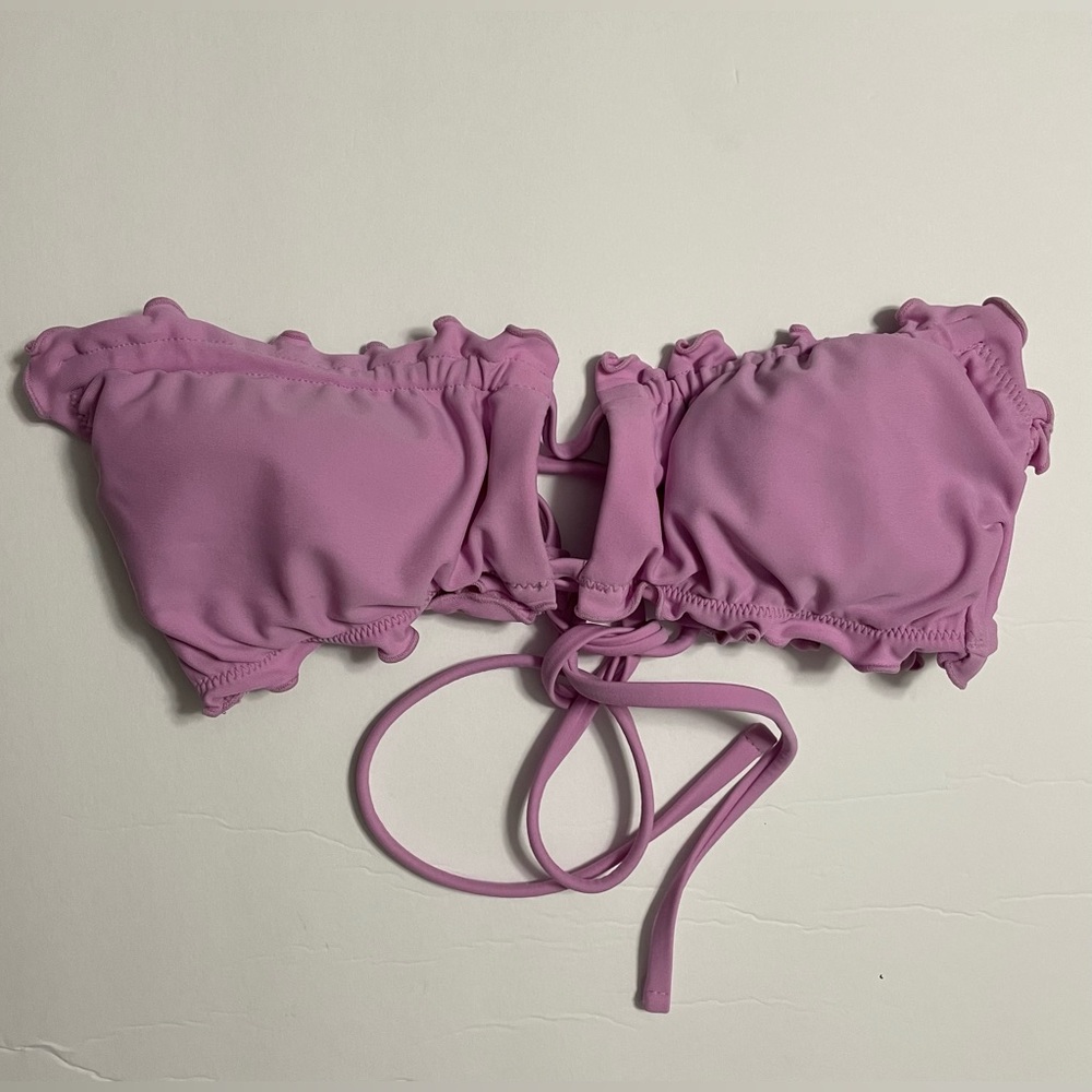 Target Strapless Swim Top